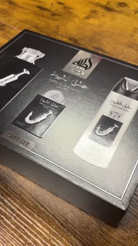 The Ishq Al Shuyukh Silver gift set.  Perfect for gifting!!! #fragrancetiktok #arabicperfume #perfumetiktok #newarrivals #IntenseOud #stayintense #StayIntense 