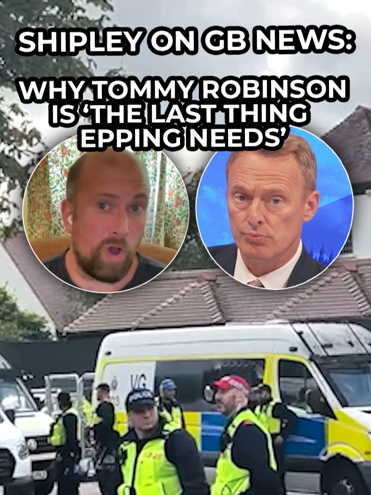 Journalist David Shipley joins GB News to explain his criticism of Tommy Robinson and why he wrote in his piece for the Telegraph that Tommy Robinson is the last thing Epping needs. #Migration #EppingProtest #Epping #GBNews