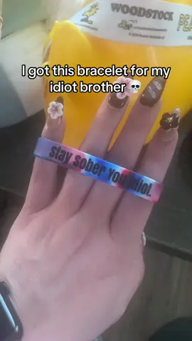 3 months sober, proud of you kid 🥹❤️❤️❤️ #idiot #staysober #bracelet #fyp #4u #WeDoRecover #addiction 