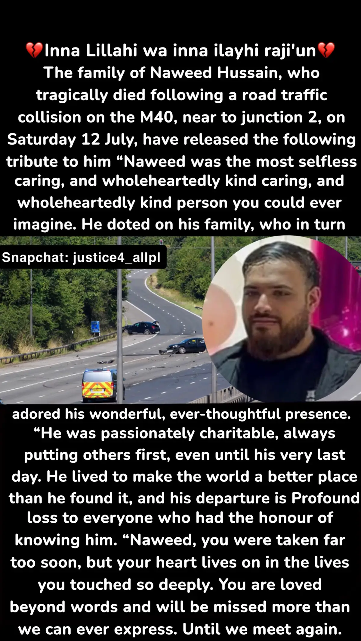 #innalillahiwainnalillahirajiun #M40 #fatalaccident #fyp #beaconsfield #Buckinghamshire 