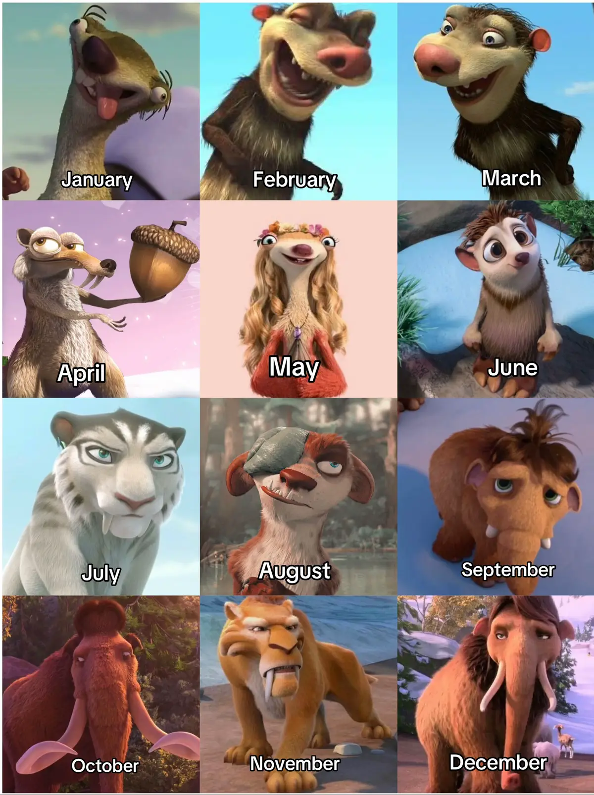 #iceage #tinkerbell #thelionking #disneyprincesses #disneyanimals #insideout #coraline #villains #barbie #madagascar2 #foryou 