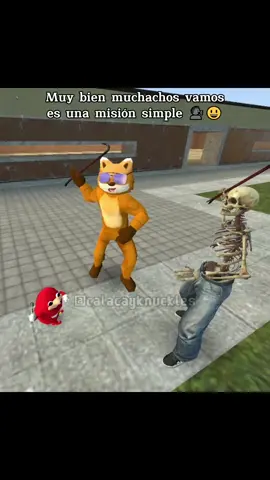 muy bien muchachos 🗣️ #gmod #juego #memestiktok #humor #fyp #compas #amigos #calaca #knuckles #calacayknuckles #comedia 
