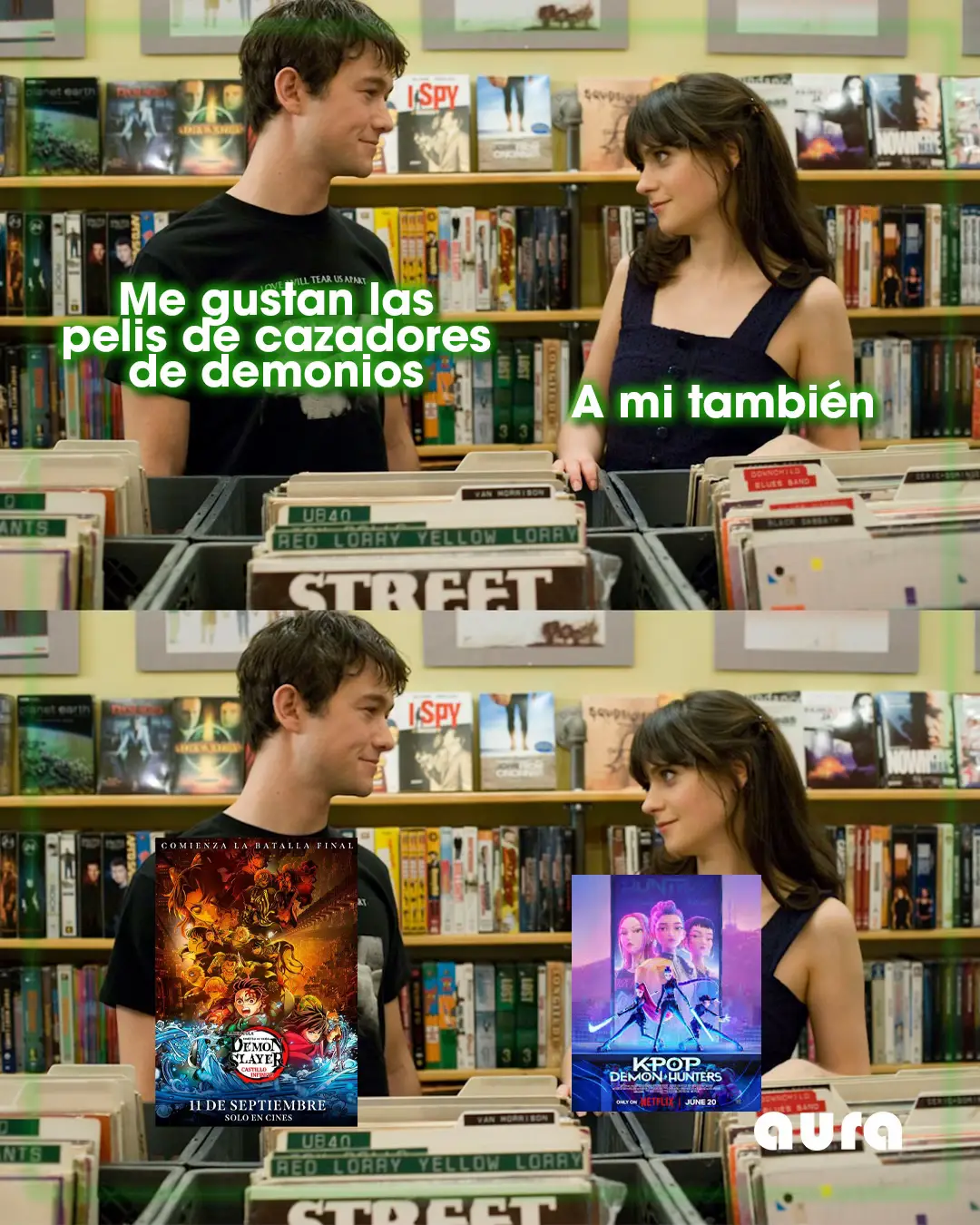 ¿A quién más le gustan las pelis de cazadores de demonios? 👀 . . . #aura #auraseries #series #eresloqueves #kpopdemonhunters #demonslayer 