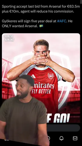 We love to see it  #viktorgyökeres #arsenal #fyp 