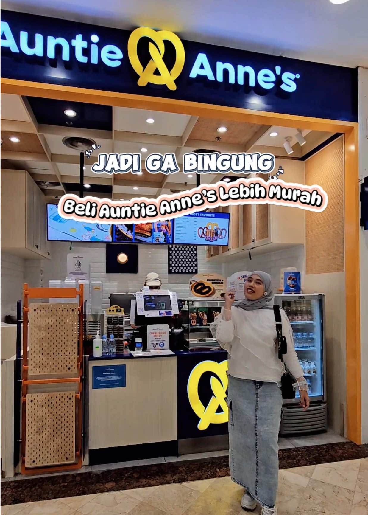 Beli auntie anne’s lebih murah kalau belinya di tiktok… Beli 2 cuman 50rban Cek deh di tag lokasi di bawah ⬇️⬇️⬇️ #auntieannes #foodrush #TiktokGOSchoolHolidayFest #auntieannespretzel #auntieannesid #promotiktok #tiktokgo #jajanantiktok #kulinerbandung #Hostar #HosellAgency #jajananbandung #bandungkuliner #kulinertiktok #pretzels #fyp #bandungfoodies 