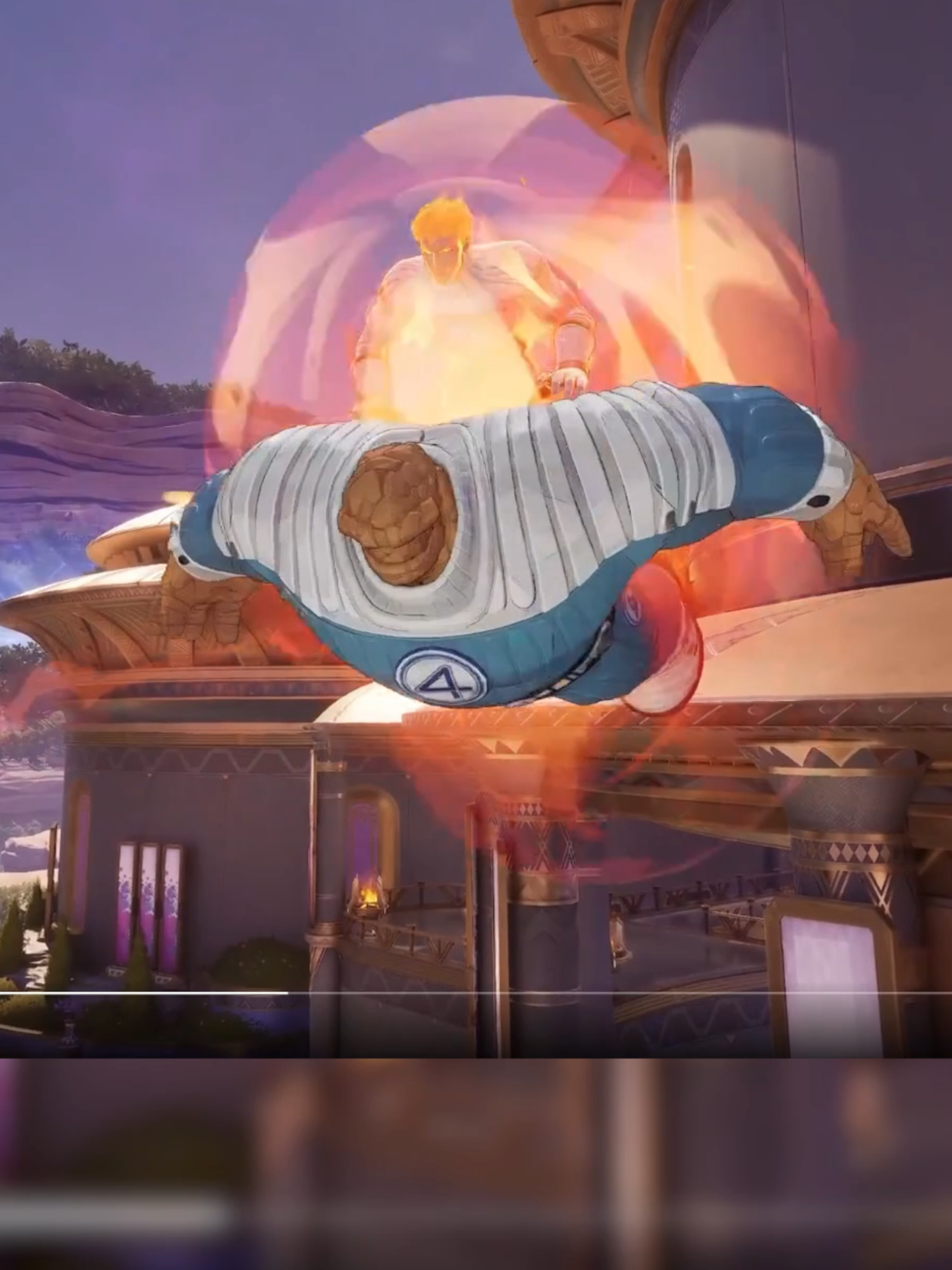 The New Marvel Rivals Team-up lets The Thing ACTUALLY FLY! #gaming #marvel #fyp #marvelstudios #bogur #marvelrivals