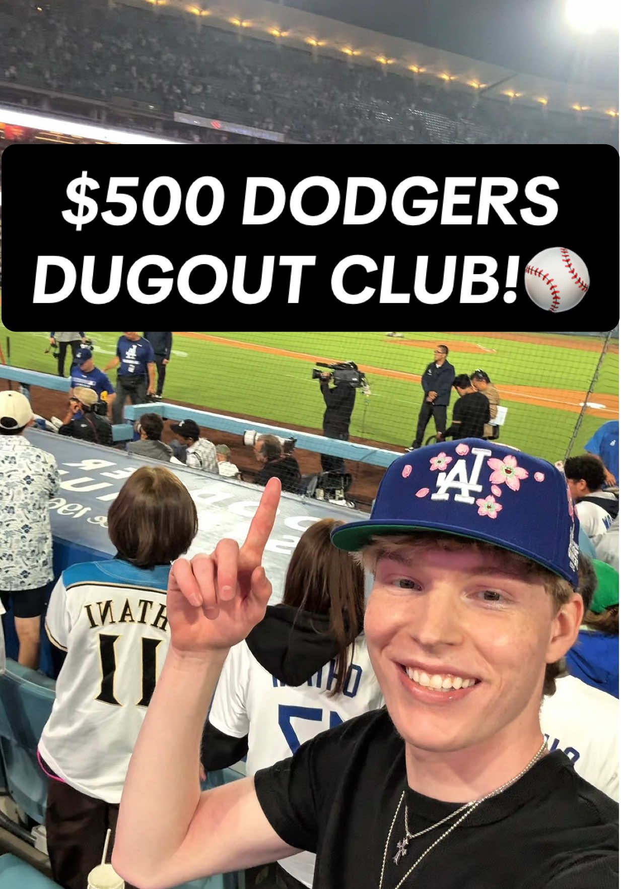 The Most EXPENSIVE Seats at Dodgers Stadium! 👀⚾️ @TickPick #Dodgers #Baseball #Ohtani #MLB #MarkyLaPointe 