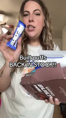 Built puff Bar RESTOCK! Protein goals accomplished with built puff bars! If the orange cart is on this post they are available!! Get your favorite flavor!  #builtpuffbars #proteinbars 