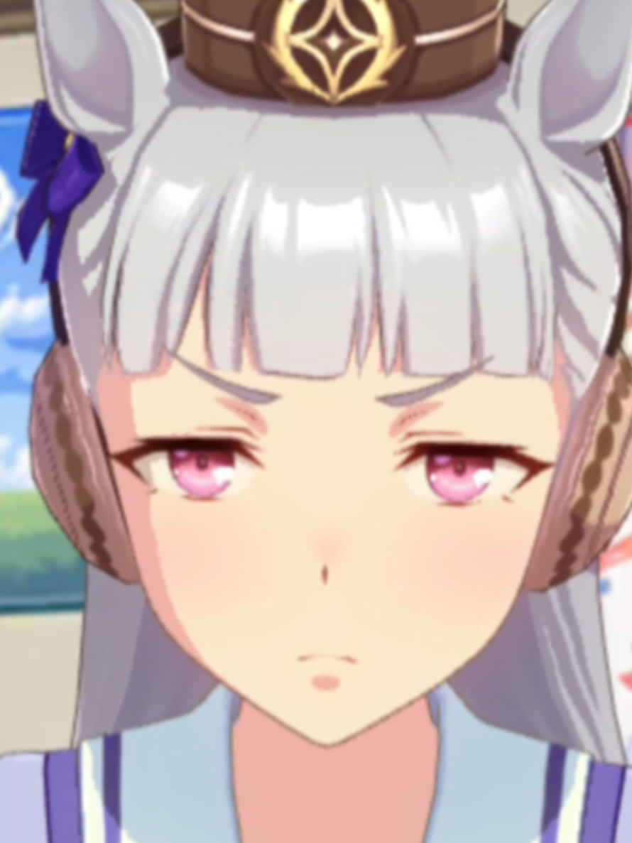 Golshi when she can't do a little trolling #meme #umamusume #goldship 