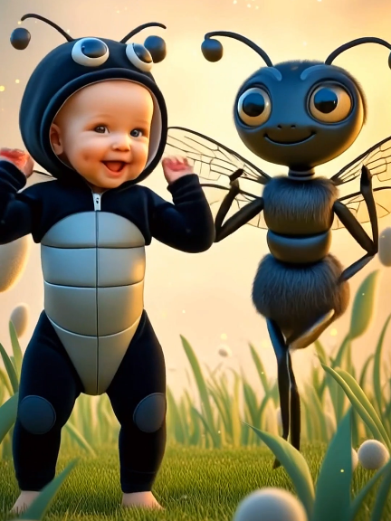 aram sum sum song dance #kidfunai #funnykids #funnybaby #funnymoments #aibaby #funnybabyvideos #kidsoftiktok #usatiktok #tiktokkids #usa #animaldance #cartoon #cartoonme #babydance #dancingbaby #dance #usa_tiktok #ai #trends #fyp 