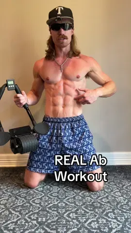 Get a REAL ab workout with an ab roller💪 #abs #coreworkout #gym #workout 