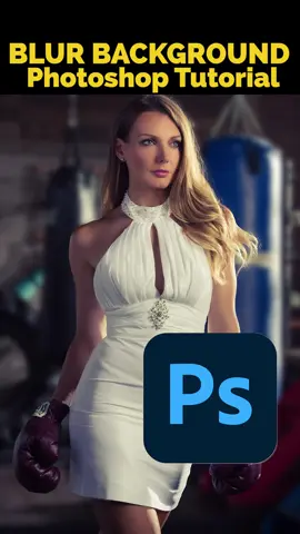 How to blur the background of photo in @Photoshop #communityxadobe #photoshoptutorial #photoshop 