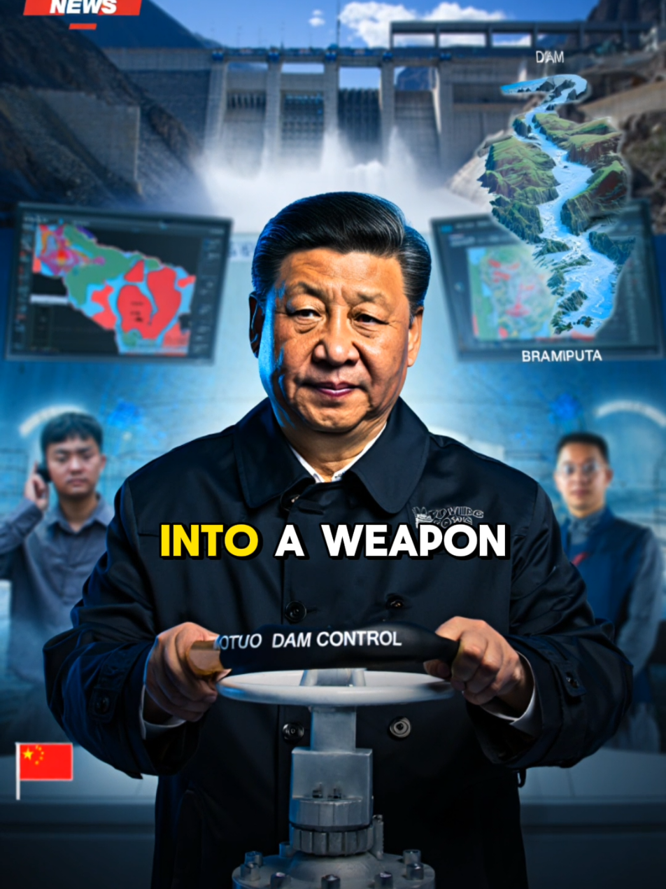 China uses water as one of its most powerful and dominant weapons. #China #water #dam #power #technology breaking news today's news about immigration in the USA 2025 live  states         york 