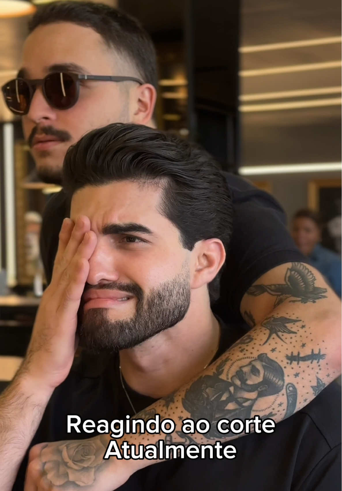 Se o cliente não chorou é porque o corte não ficou bom! 😅 #barbearia #barber #barbershop #visagismo 
