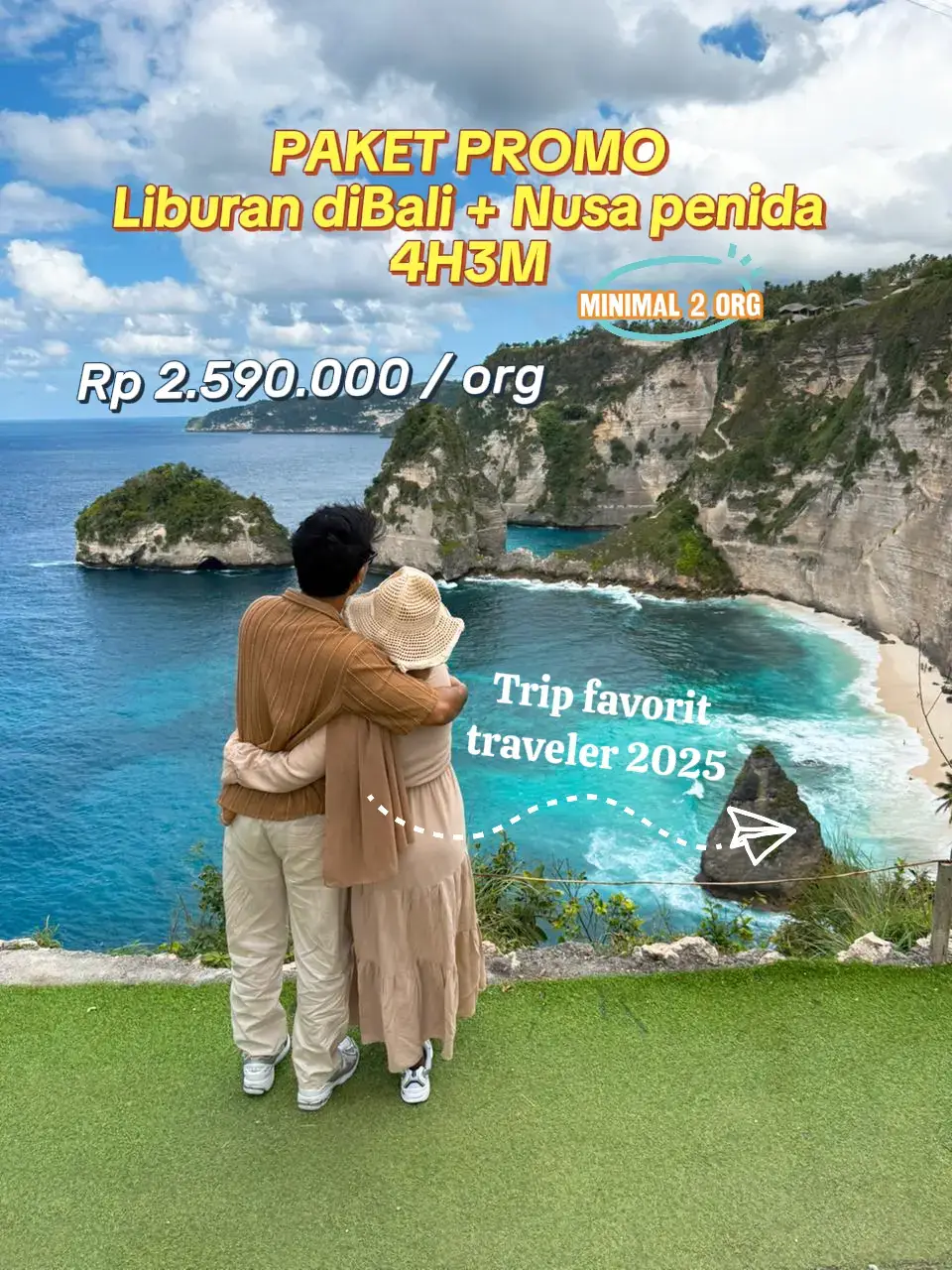 Liburan ke Bali kini lebih mudah! Dengan paket 4 hari 3 malam, kamu akan diajak menikmati pantai eksotis, pemandangan alam Kintamani, dan spot ikonik Nusa Penida seperti Broken Beach dan Diamond Beach. Paket ini lengkap dengan hotel, makan, transportasi, dan supir pribadi. Cocok untuk liburan bersama pasangan, keluarga dan kawan. Pesan sekarang, rasakan momen terbaikmu di Bali 2025! 🌴🌊 #BaliAsikTour #LiburanBali2025 #NusaPenidaTrip #ExploreBali #WisataBali #TravelBali #BaliVacation #TripBaliNusaPenida #BaliTourPackage #BaliHoliday #TravelGoals #ExploreIndonesia #HiddenParadise #VacationVibes #HolidayVibes #TravelTikTok #fyp #foryou #foryoupage #viral 