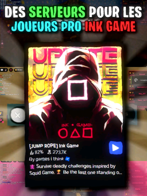 Un mode Hardcore sur Ink Game ?! Pro server #roblox #squidgame #inkgame 