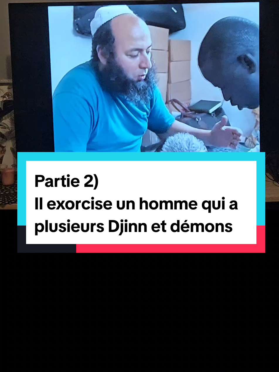 Un homme qui a plusieurs djinns et démons dans son corps. Tout a commencé par une femme qui n'arrivait pas à avoir des enfants et elle est partie voir des marabouts et ils lui ont fait des choses. (Elle se retrouve avec des djinns amoureux, mariés avec elle). Séance de capture de djinns pour ramener tous les djinns que la dame a dans son corps pour les convertir et la soigner. #exorcism #demon #djinn #histoirevrai #surnaturel #paranormal #histoiredhoreur  #pourtoi 
