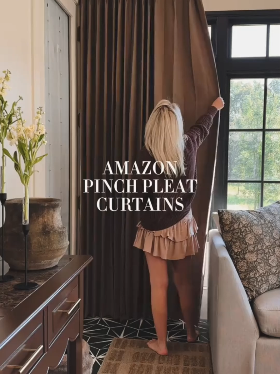 ✨ Transform your space with these viral Amazon curtains for that luxe, cozy vibe! 💕🛋️ All products are linked 🔗 in my bio 👉 on amazon storefront under 