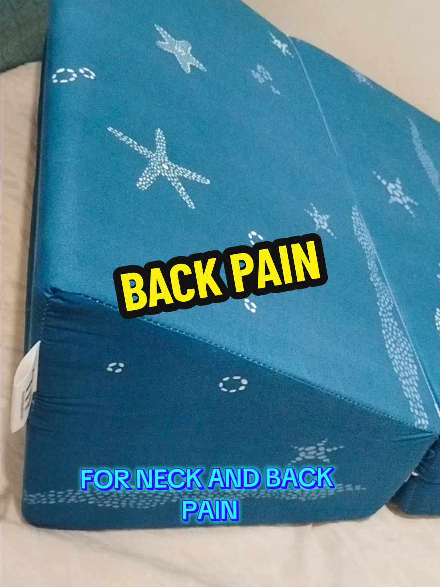 #CerealCerdik Mandaue foam wedge pillow, for back pain and neck pain #mandaue #pillow 