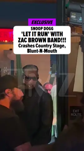 #SnoopDogg is now a certified member of the country music bandwagon ... the megastar rapper recently joined #ZacBrownBand for a cornfed cannabis anthem, and we caught their first live performance!!! #Exclusvie story at the 🔗in bio!