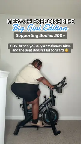 Dear Big Girl,   @Merach fitness has definitely done their big one, with this exercise bike. It is a very comfortable and smooth ride. #fyp #biking #cycling #cardio #plussizefitness #merach 