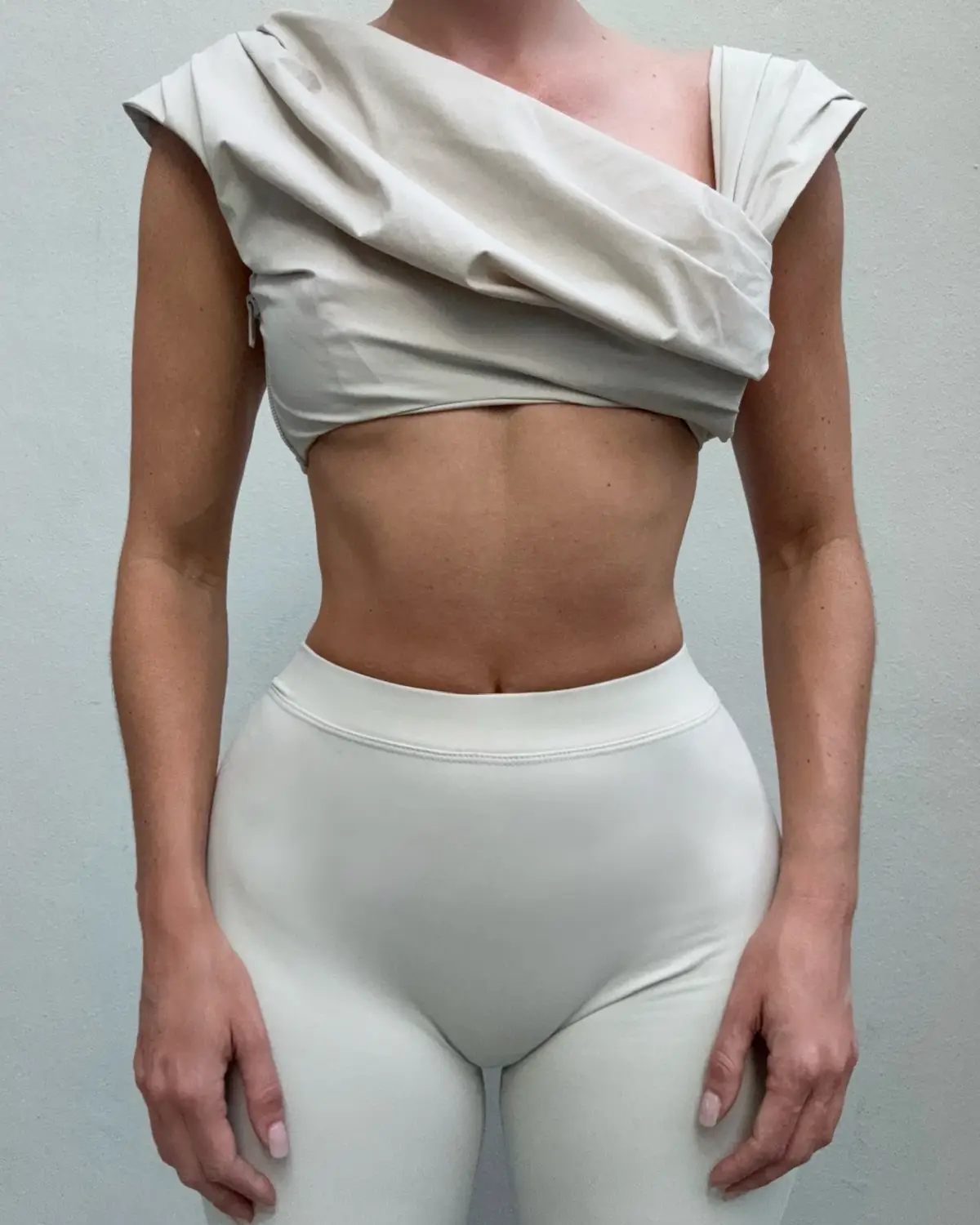 @Davis Active capris in bone. 