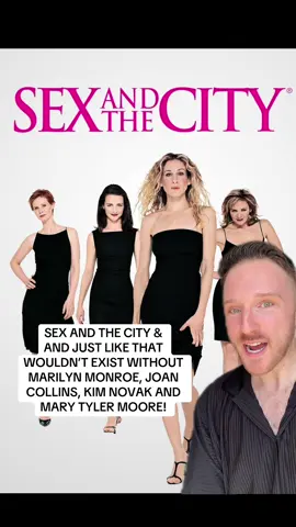 Did you know that Sex and the city was heavily influenced by some of your favorite Old Hollywood stars? Let’s talk about how Marilyn Monroe, Kim Novak, Joan Collins and Mary Tyler Moore all inspired the iconic series! #sexandthecity #andjustlikethat #sarahjessicaparker #kimcattrall #samanthajones #carriebradshaw #marilynmonroe #marytylermoore #joancollins #kimnovak 