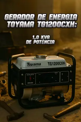 ⚡ Nunca mais fique no escuro! Garanta seu Gerador de Energia Toyama TG1200CXH a Gasolina, com 1,0 KVA de potência, partida manual e sistema monofásico confiável — ideal para uso em obras, áreas rurais, camping ou emergências! ✅ Compacto, resistente e fácil de transportar ✅ Alta durabilidade com motor Toyama de confiança ✅ Ideal para ferramentas elétricas, iluminação, geladeira pequena, entre outros ✅ Tanque de combustível com excelente autonomia 📦 Potência e mobilidade na palma da sua mão. 🛠️ Produto essencial para quem trabalha com construção, eletricidade, manutenção ou precisa de energia extra com segurança. 🎯 Compre agora e esteja sempre preparado! . . . . . . . . #tok #tiktokshop #tiktokshopchegou #geradordeenergia #geradordealtavoltagem #gerador #geradormonofásico #desconto      #VaiqueÉSua 