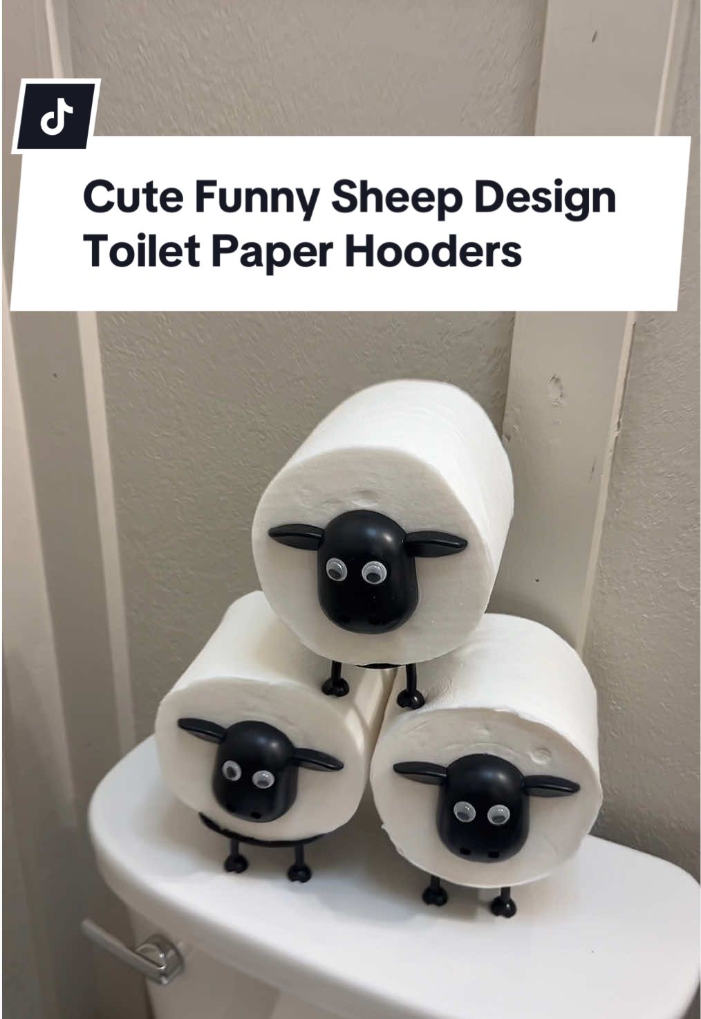 🐑 Cute & Funny Sheep Toilet Paper Holder 😂 Turns your TP into a fluffy sheep! 🧻 Holds multiple rolls — practical and adorable ✨ Wall-mounted or free-standing options 💡 Adds charm to any bathroom 🎁 Perfect gag gift or home decor upgrade Make your bathroom un-baa-lievably cute! 🐑💩 #toiletpaperholder #funnybathroomdecor #sheepdecor #bathroomhumor #tiktokhome #quirkyfinds #bathroommakeover  