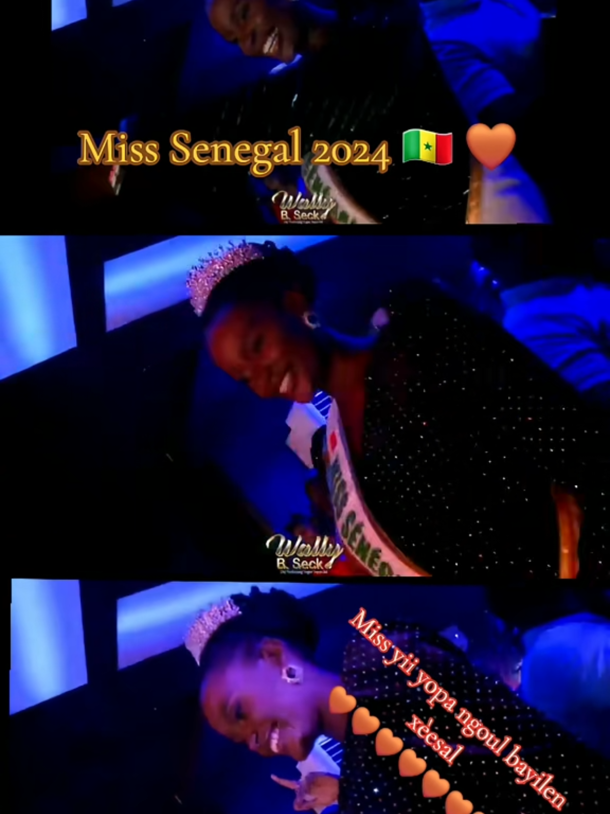@Wally B. SECK ✪  sur Fama miss Senegal 2024. #wally  #faramareen  #papathioneseck 