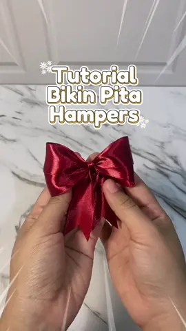 Tutorial bikin pita hampers #bikinpitahampers #pitahampers #tutorialpitasimpel #fyp #pitadimsum 