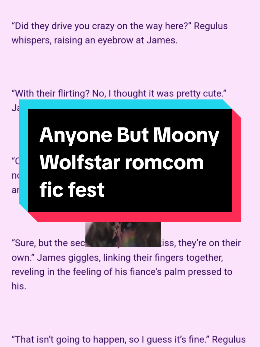 Anyone But You wolfstar fic rec #enemiestolovers #maraudersera #moony #padfoot #siriusblack #remuslupin #marauders #archiveofourown #fanfic #fanfiction #ao3 #fanficrecomendations #greenscreen 