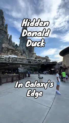 Oga’s Cantina is also a hidden Donald Duck!! #nowyouknow #starwars #donaldduck #galaxysedge #ogascantina 
