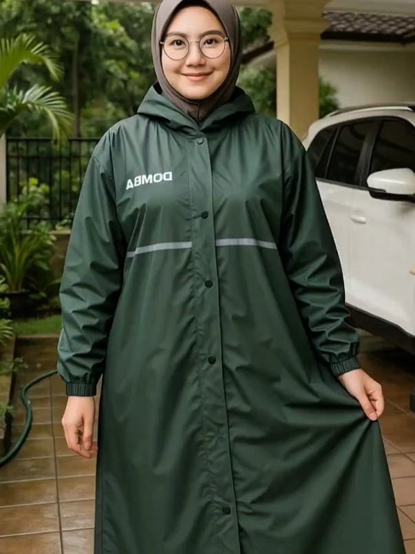 PROMO jas hujan model gamis syar'i 