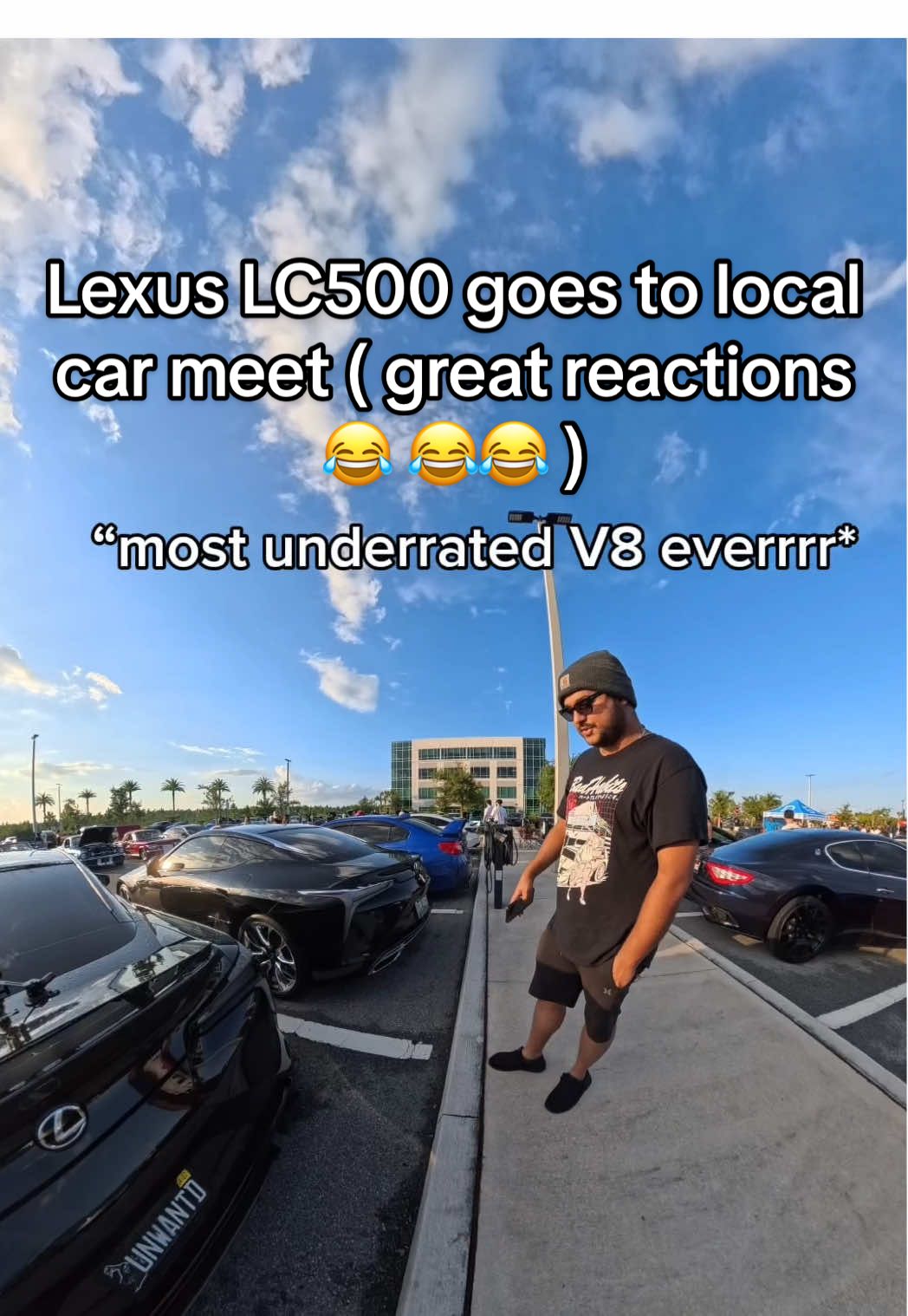 stick around for the reactions LOL. this is the 2nd time & got some great clips  #insta360 #Ic500 #cars #lexus #catsoftiktok