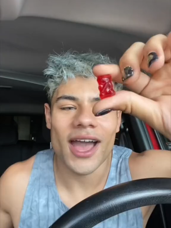 1 A gummy bear can in fact be spicy ️ #fyp