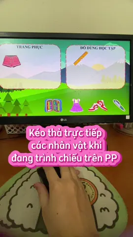 Kéo thả trực tiếp khi đang trình chiếu. #powerpoint #xuhuongtiktok #cointinhoc #keothanhnhanvat #baigiangdientu 