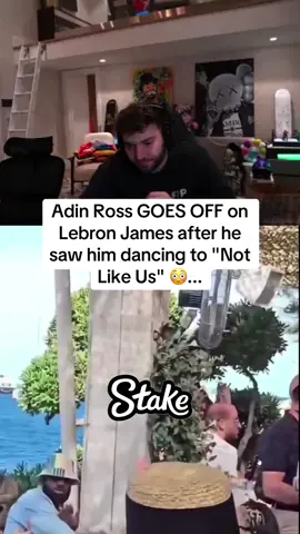 Adin Ross GOES OFF on Lebron James after he saw him dancing to 
