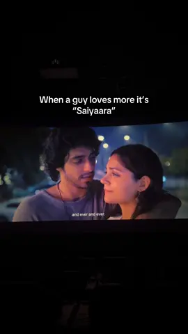 As they say, it only works when a guy loves more > #fyp #saiyaara #aashiqui #saiyaaramovie #trending 