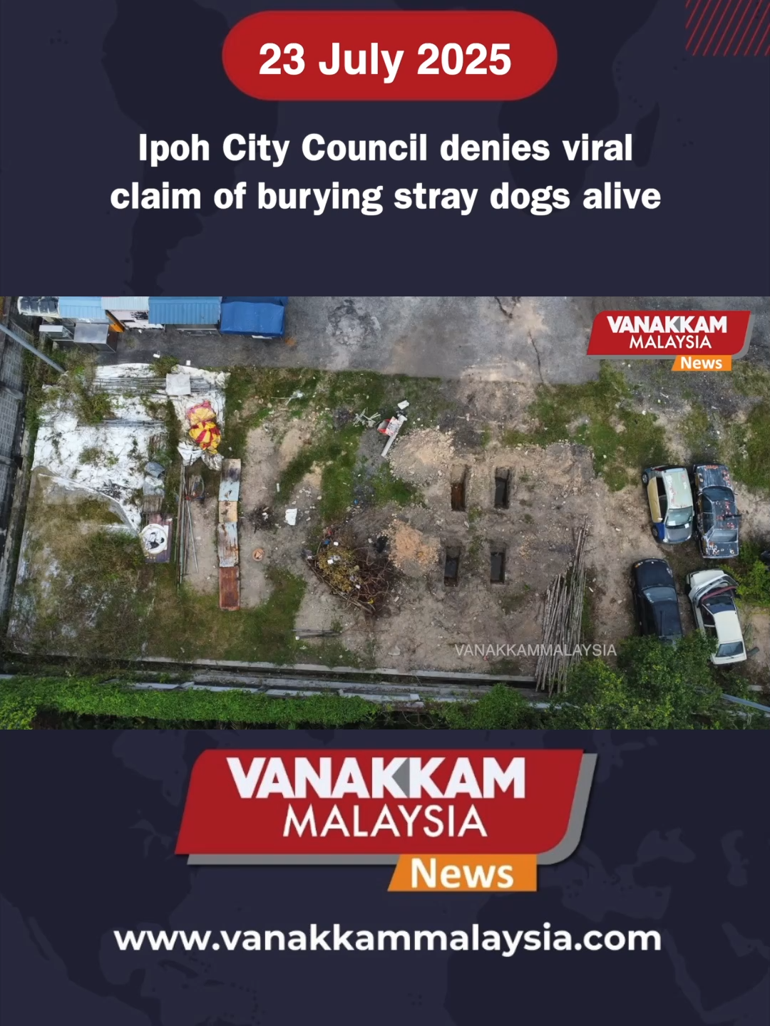 Ipoh City Council denies viral claim of burying stray dogs alive #latest #vanakkammalaysia #IpohCityCouncil #denies #viral #claim #burying #straydogs #alive #trendingnewsmalaysia #fyp #vmnews #foryoupage #malaysiatamilnews