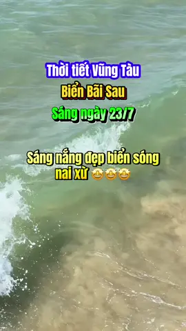 Sáng nắng đẹp biển xanh cát vàng - nai xừ 🤩🤩🤩 #thoitietvungtau #thoitiethomnay #thoitiet #thoitietvungtauhomnay #thoitietvungtaumoinhat #baisauvungtau🏖🏖🏖🌅🌅🌅 #bienbaisau #baisau #dcgr 