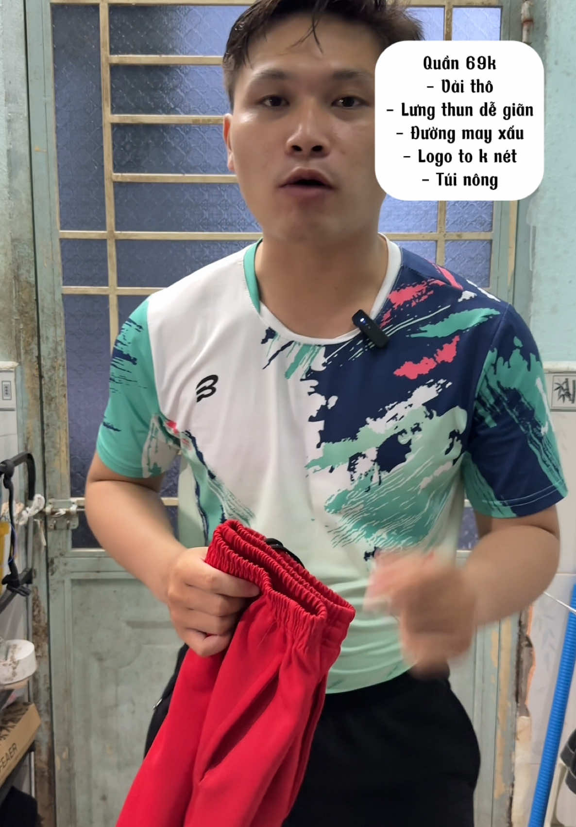 Ai đang hối hận vì mua quần cầu lông dõm #foryou #riviudocaulong #badminton #xuhuong #caulong 