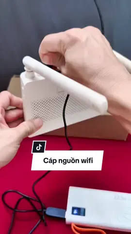 Cáp cấp nguồn cho Wifi khi bị mất điện trong những ngày hè ngày mưa bão khá tiện lợi. #capcapnguonrouter #capcapnguonwifi #capnguonchowifi #capnguonwifi 