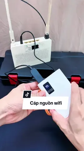 Dây cáp cấp nguồn cho Wifi khi bị mất điện trong những ngày hè ngày mưa bão tiện lợi. #capcapnguonrouter #capcapnguonwifi #capnguonchowifi #capnguonwifi 