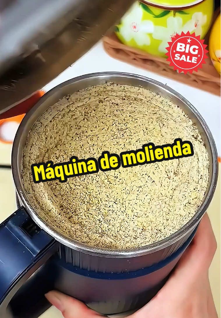 ¡Llega el Molino Eléctrico Pro a tu hogar! ☕🔥¡Adiós a los moler a mano y hola a sabores intensos!#tiktokshop #coffemachine #MoledorSagrado #máquinademolienda #familia 