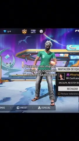Cuando se conecta mi mejor amiga y me invita a jugar con ella ❤️