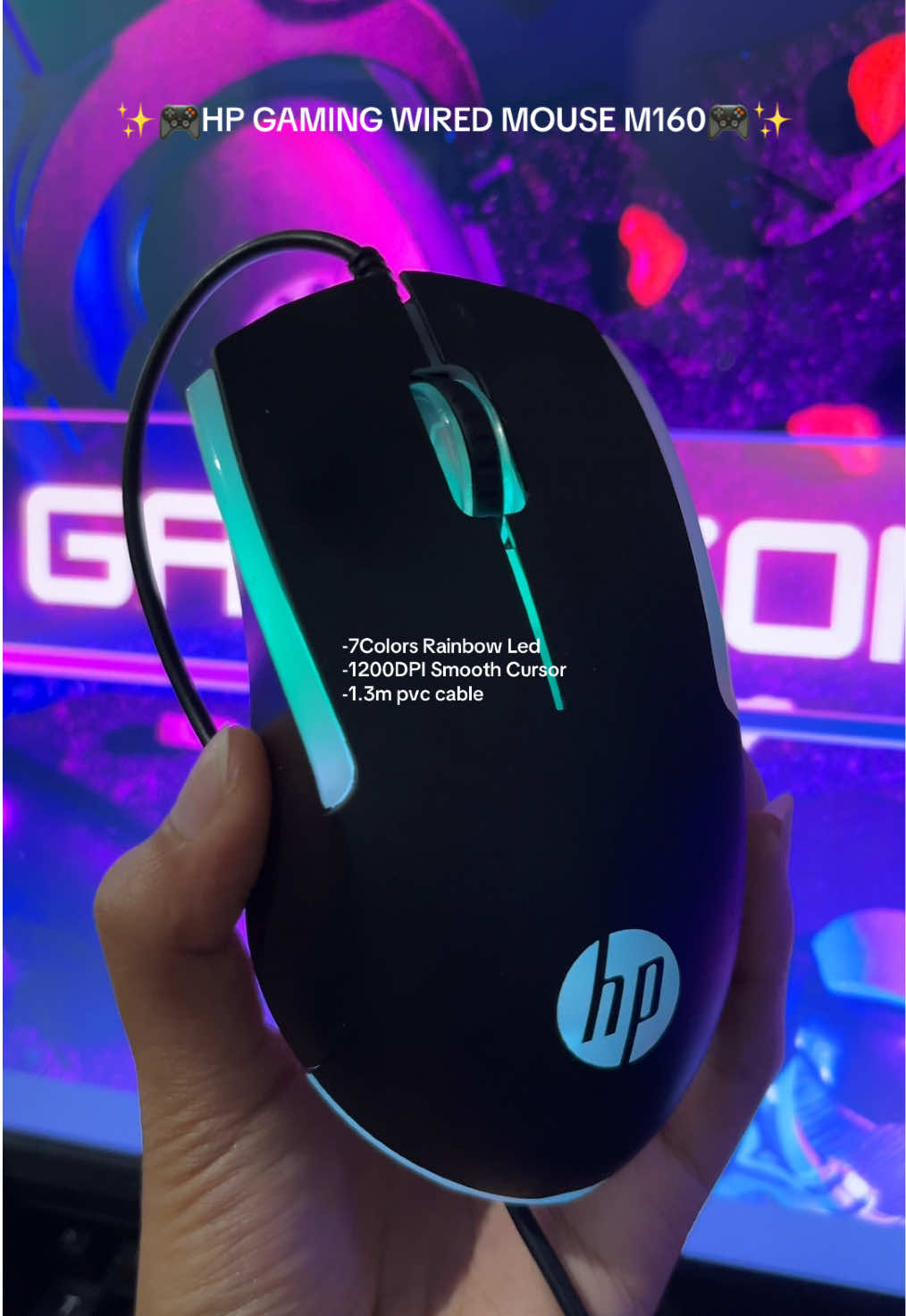 HP Wired Mouse🎮👾🔥 #wiredmouse #mouse #mousepad #mousegaming #mousewithwire #hpmouse #fy #fyp 