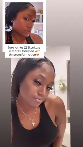 Why pay more & wait longer? Skyn Luxe Clusters got you, babe! Quick, luxe, and a little boujee—Skyn Luxe Clusters are THAT girl. 🥰✨🫶🏾🤎#LashGameStrong #ClusterQueen #BareSkynBeauty #LashSale #LuxClusters #BeautyOnABudget #QuickGlam #AffordableLuxury #BareSkynEsthetics #Beauty #LashAddict #GlowUp 