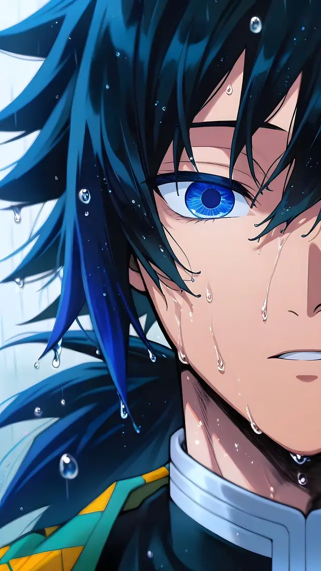 Fan anh điểm danh ❤️ #wallpaper #animetiktok #wallpaperanime #anime #kimetsunoyaiba #tomioka #tomiokagiyuu 