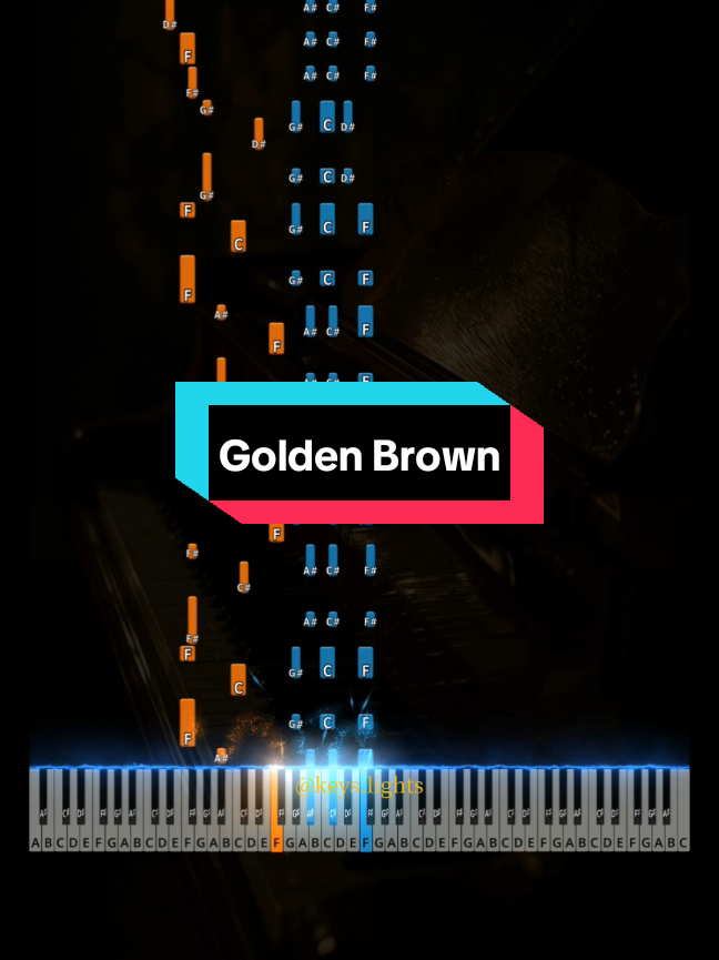 🔴 Golden Brown (Intermediate Piano Tutorial) #piano #pianotutorial #easypiano #easypianotutorial #goldenbrown 